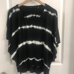 Paraphrase Women’s Blouse - Black & White -2X